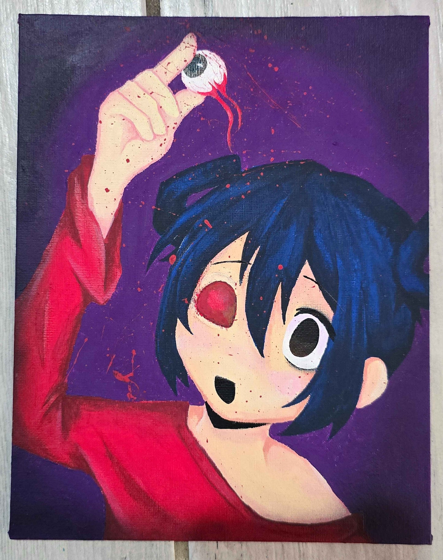 Eyeball Girl Painting