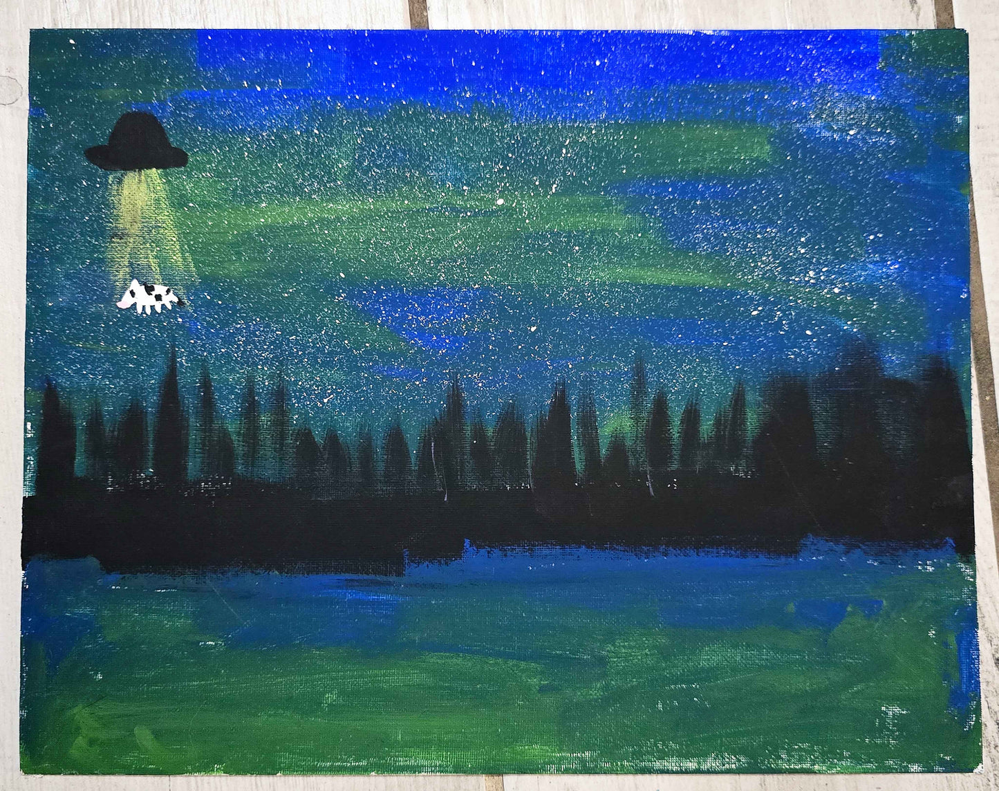 Meow And Cow Paintings