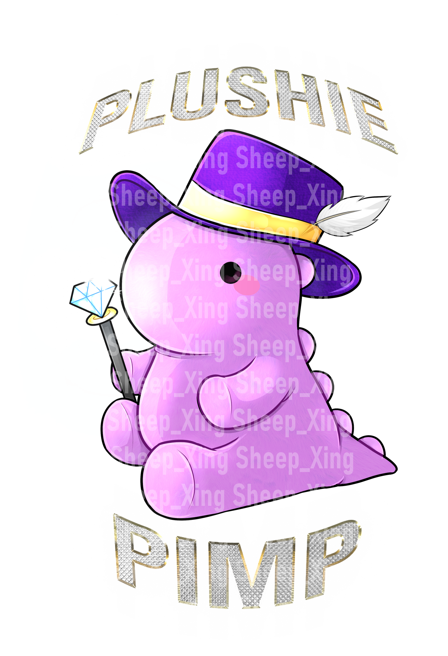 Short Sleeve Plushie Pimp T-Shirt