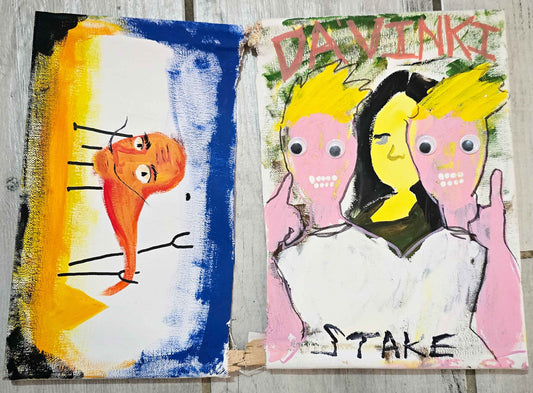 Davinki And Orange Thing... Painting